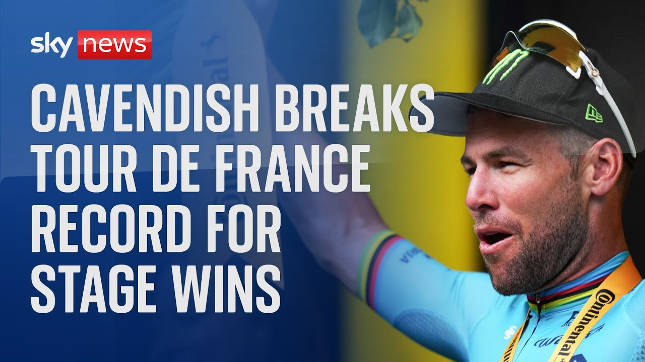 Mark Cavendish Breaks Tour De France Record For Most Stage Wins World News