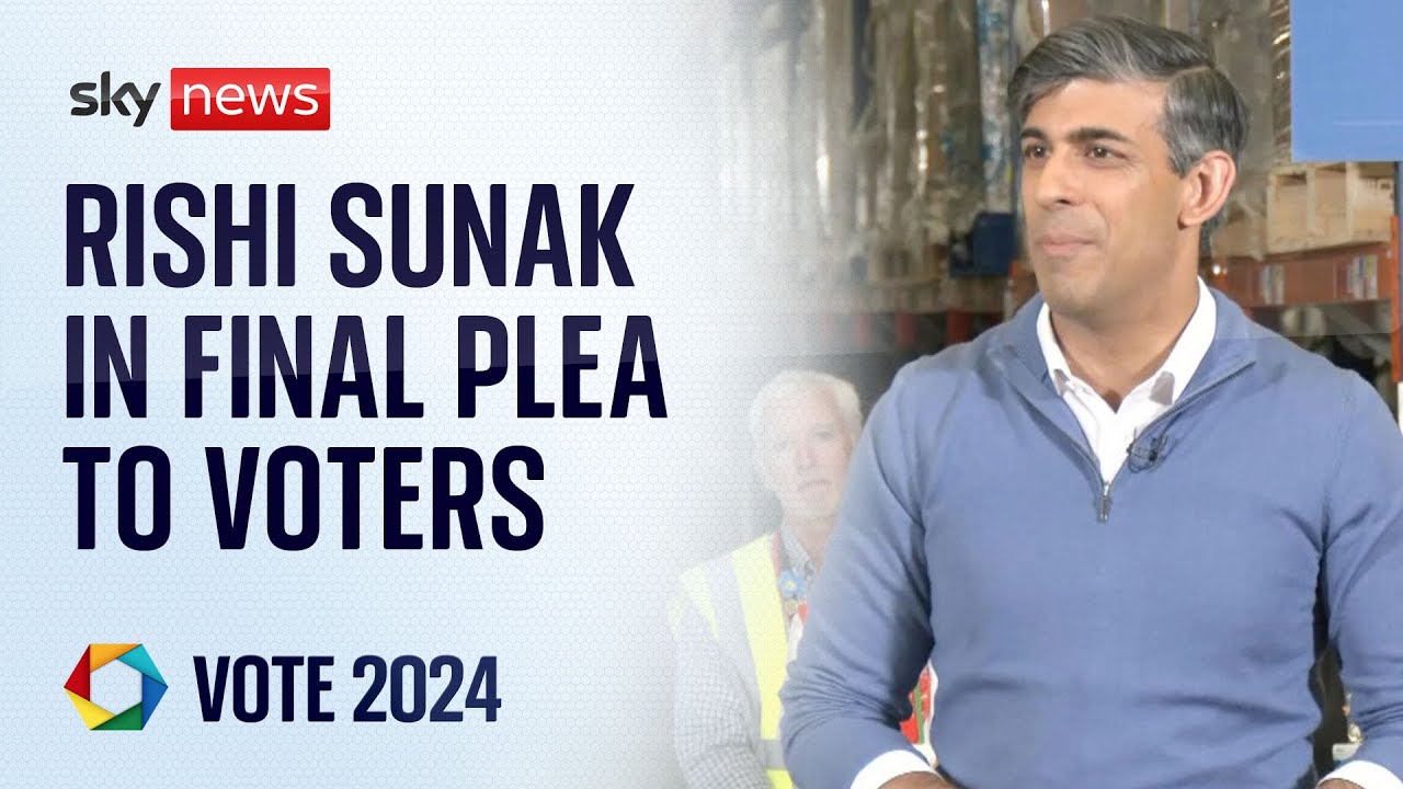 Rishi Sunak warns about Labour 'super majority' ahead of polling day