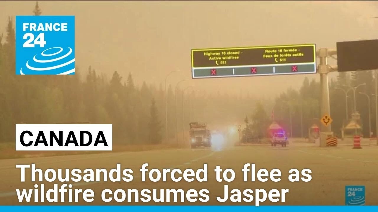 Thousands Forced To Evacuate As Wildfire Consumes Canadian Town ...