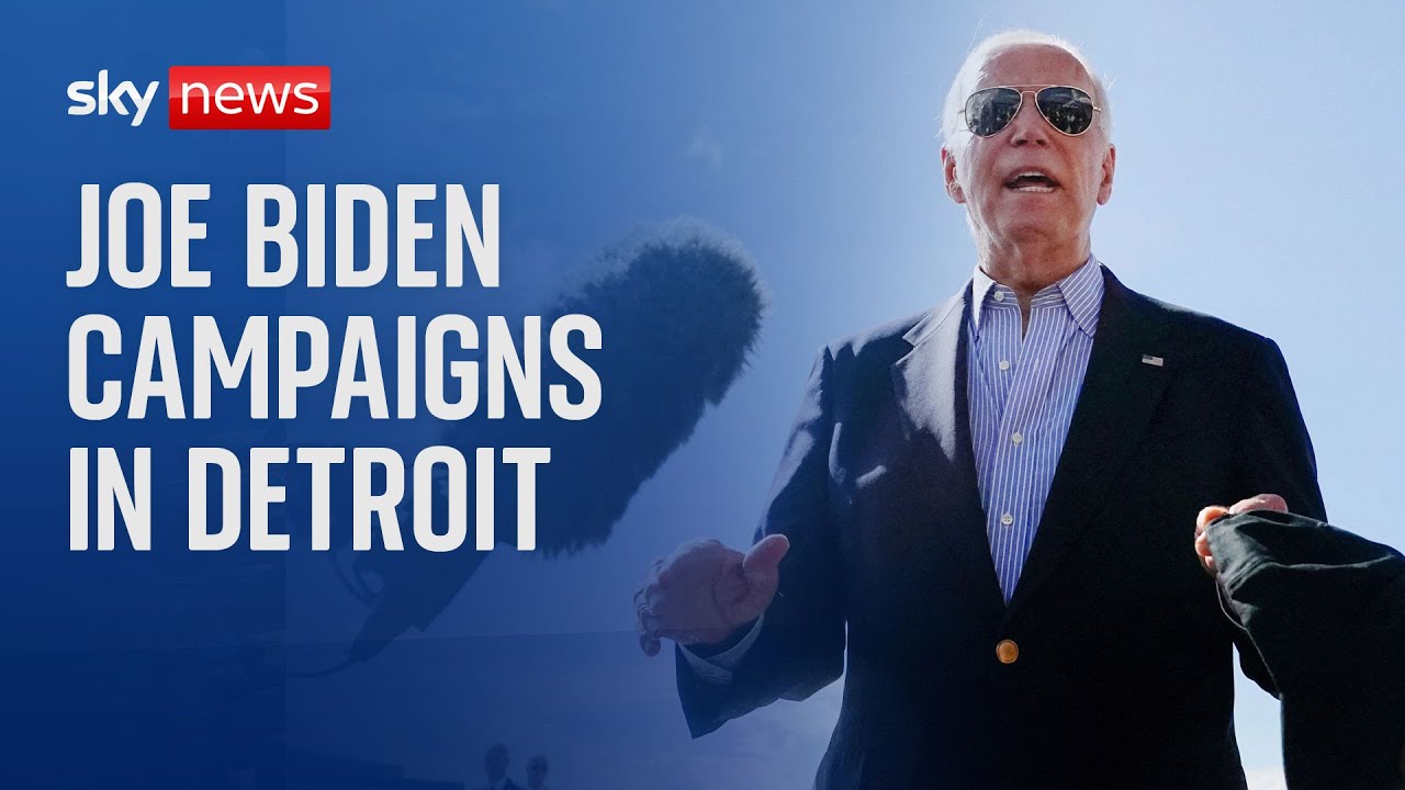 Watch live US President Joe Biden campaigns in Detroit, Michigan