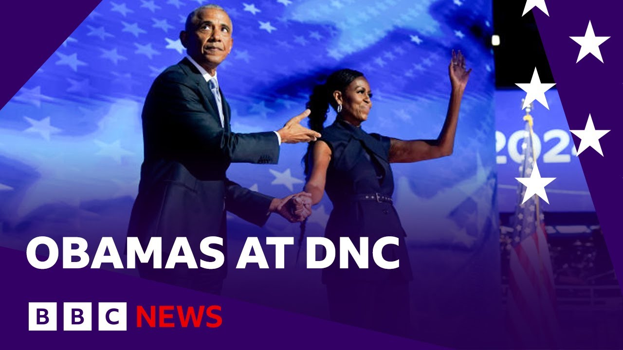 DNC 2024 Barack and Michelle Obama tell voters to back 'new chapter