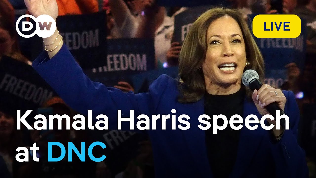 DNC 2024 Day 4 Kamala Harris full acceptance speech DW News World