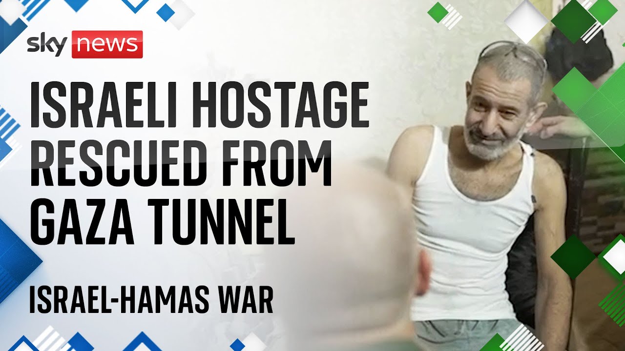 Hostages Rescued Photo Israeli hostage rescued from underground tunnel in 'complex' operation ...