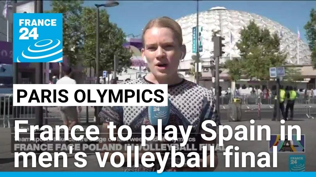 Paris Olympics France to play Spain in men's volleyball final • FRANCE