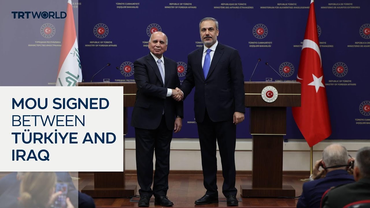 Iraq Sign Paper Türkiye and Iraq sign MoU on military and security cooperation - World News