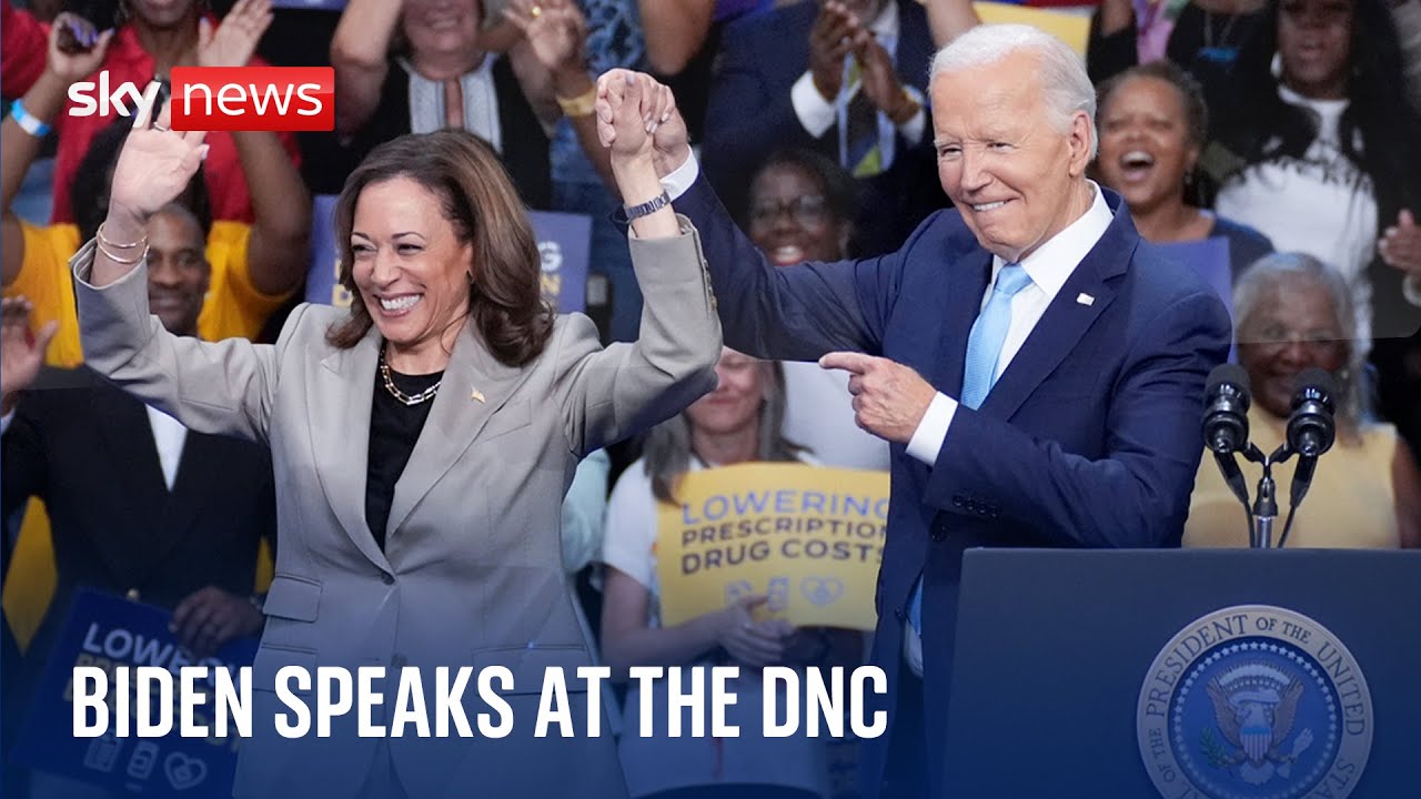 Watch live Joe Biden delivers a speech on the first day of the DNC in