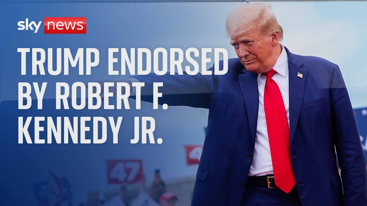 Watch live Robert F. Kennedy Jr joins Donald Trump to endorse his