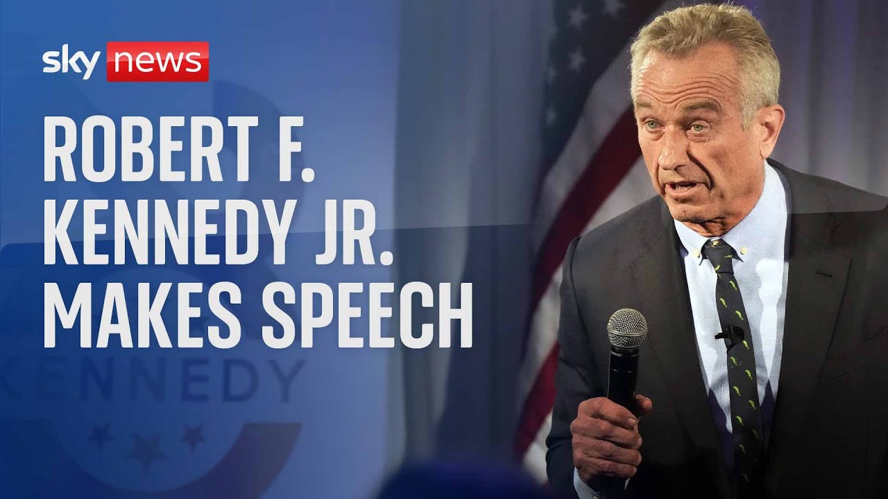 Watch live Robert F. Kennedy Jr speaks about his "path forward" in the