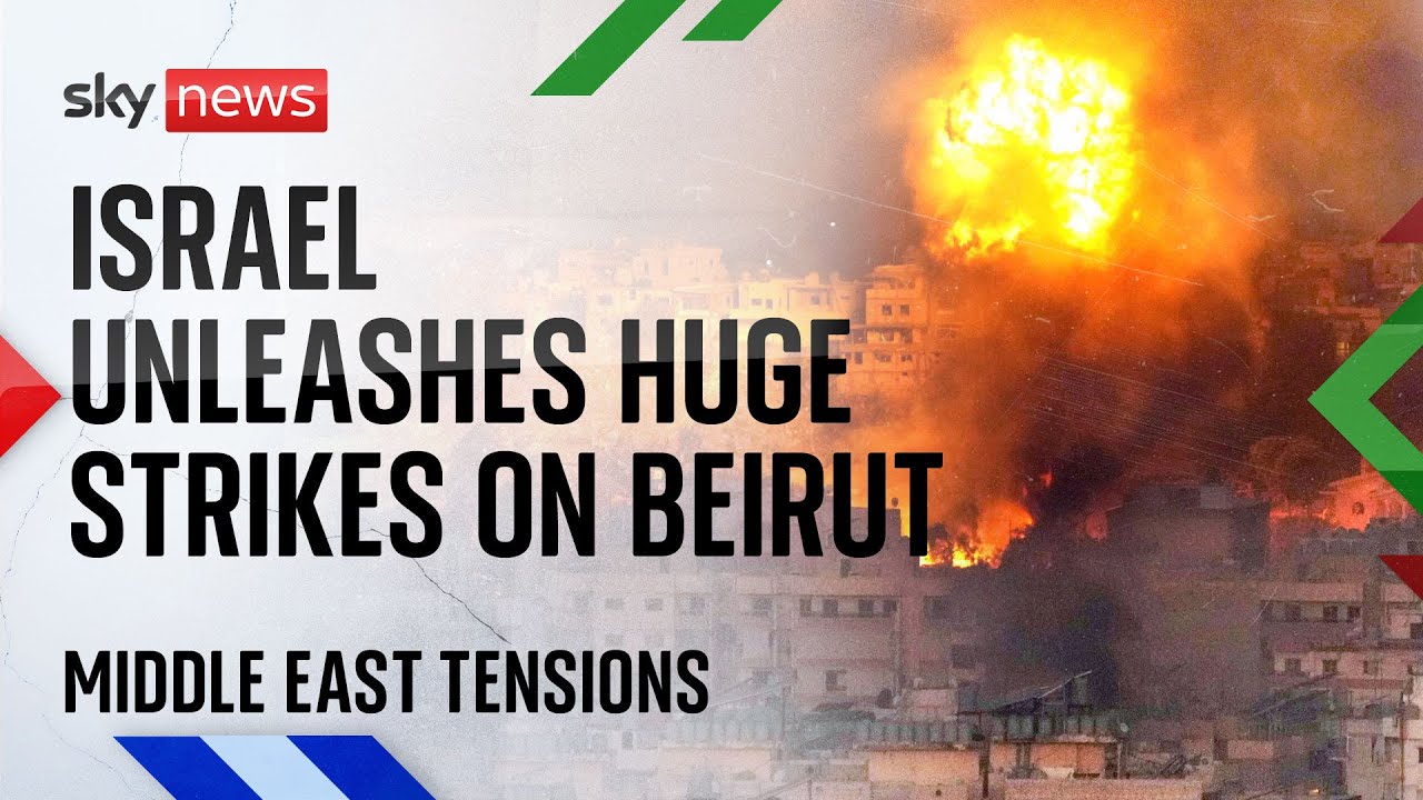 Hezbollah leader targeted as Israel unleashes huge strikes on Beirut