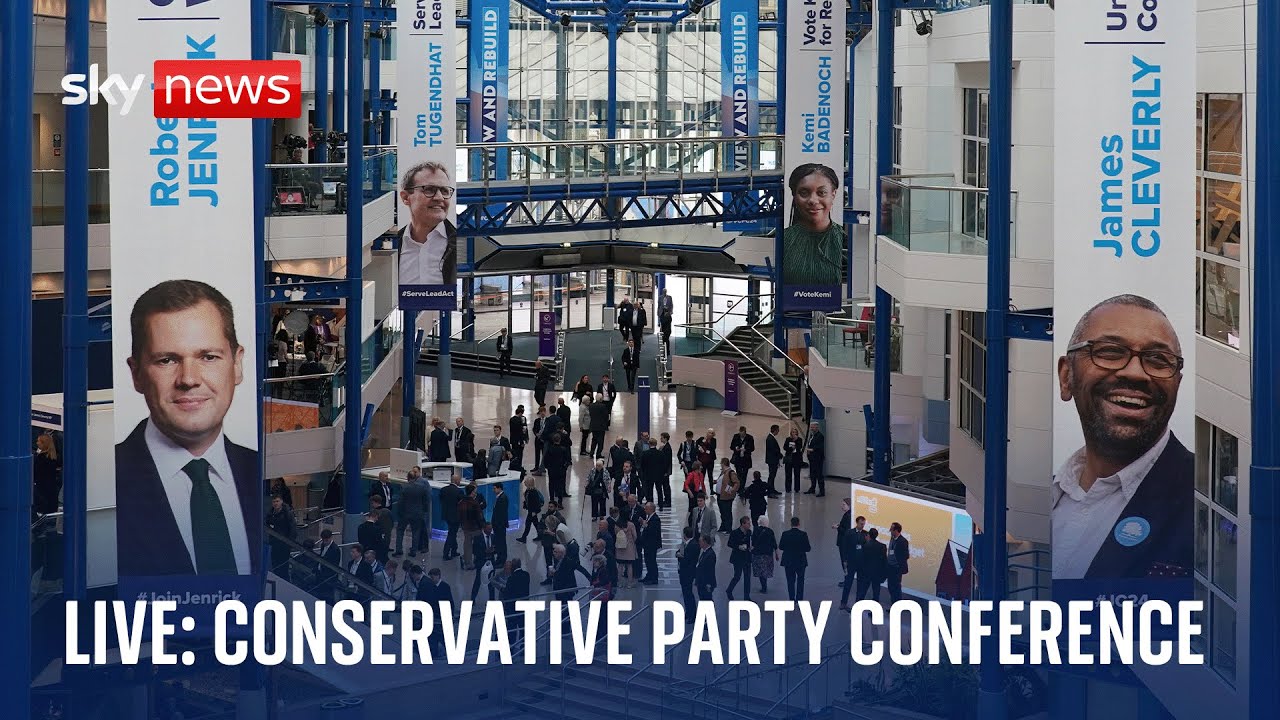 Watch live Conservative Party Conference Day 1 Sunday 29 September