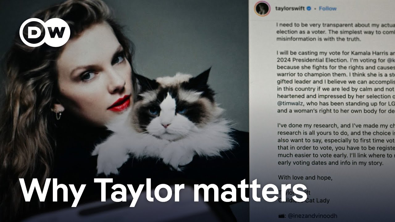 Why Taylor Swift's endorsement of Kamala Harris is crucial DW News