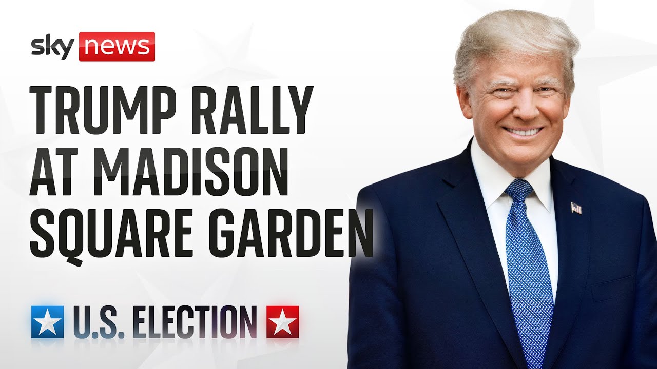 Trump Campaign Rall Donald Trump holds campaign rally at Madison Square Garden, New York ...