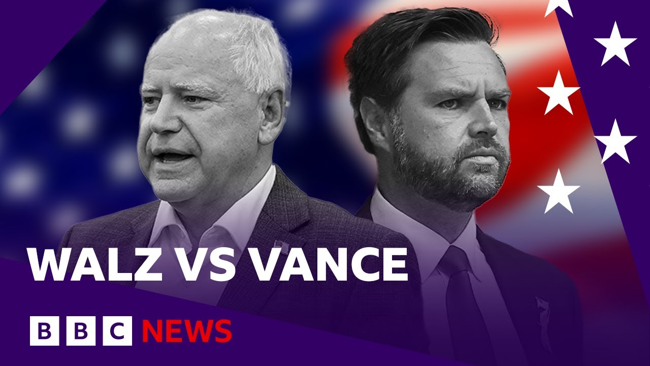 Tim Walz And JD Vance To Face Off In US VP Debate | BBC News - World News