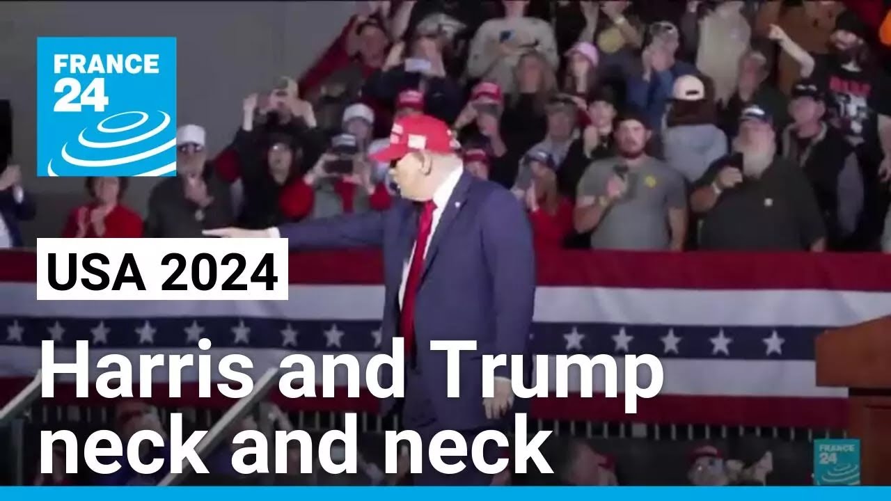 USA 2024: Harris and Trump neck and neck, new poll shows • FRANCE 24 ...