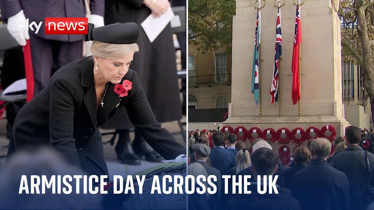 Armistice Day commemorations take place across UK World News