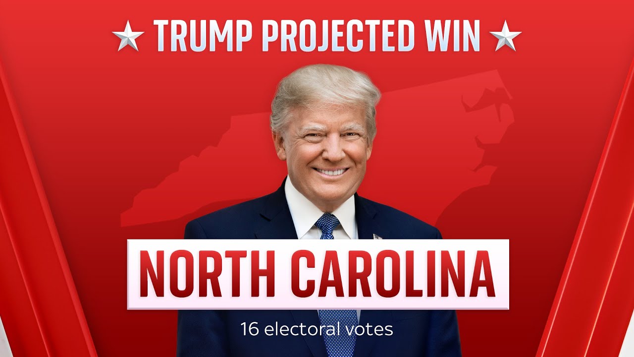 BREAKING: Donald Trump Projected To Win Swing State Of North Carolina ...