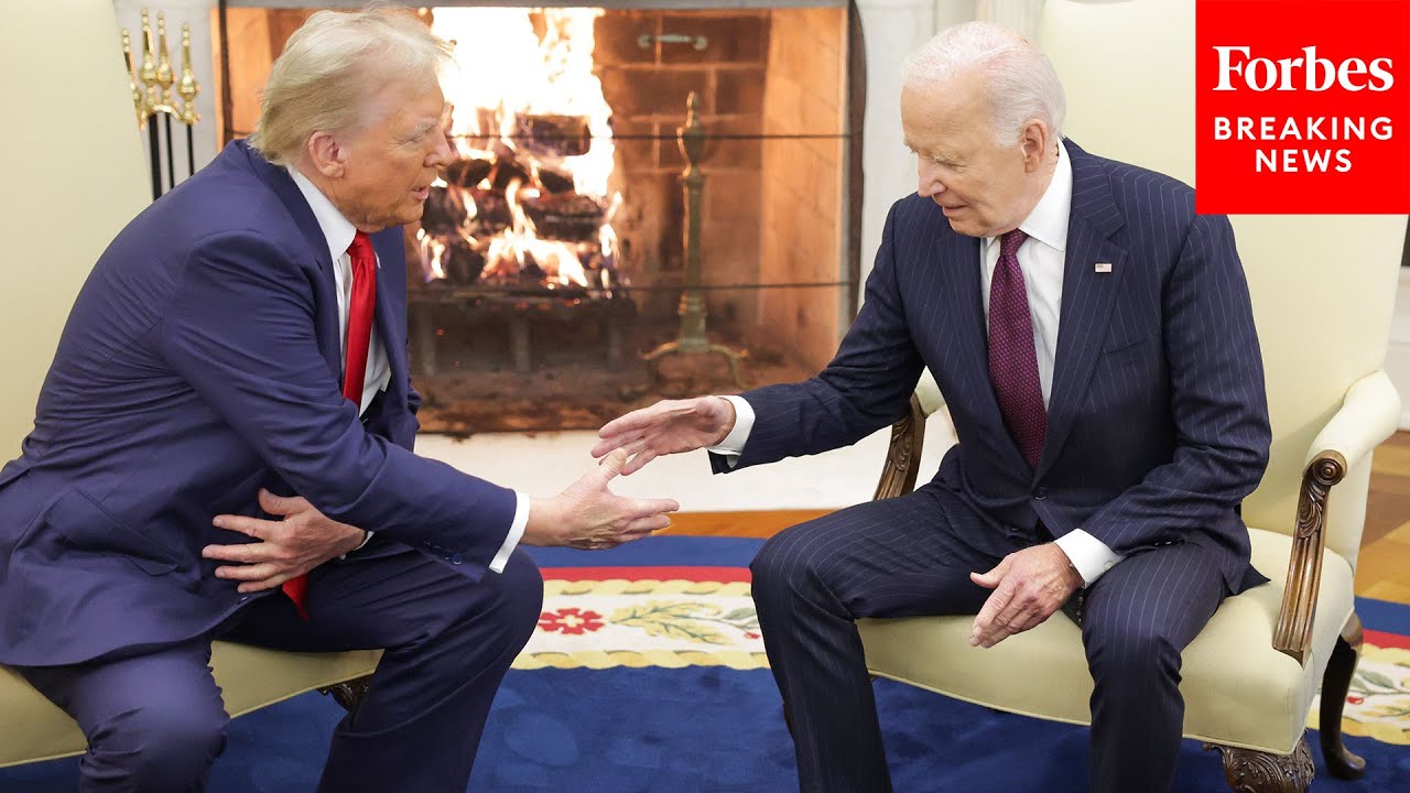 BREAKING NEWS PresidentElect Trump And President Biden Meet In The Oval Office World News