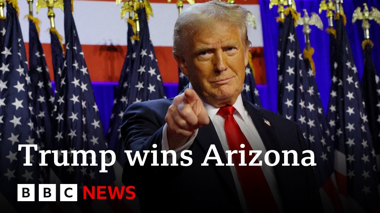 Donald Trump projected to win Arizona in US presidential election | BBC ...