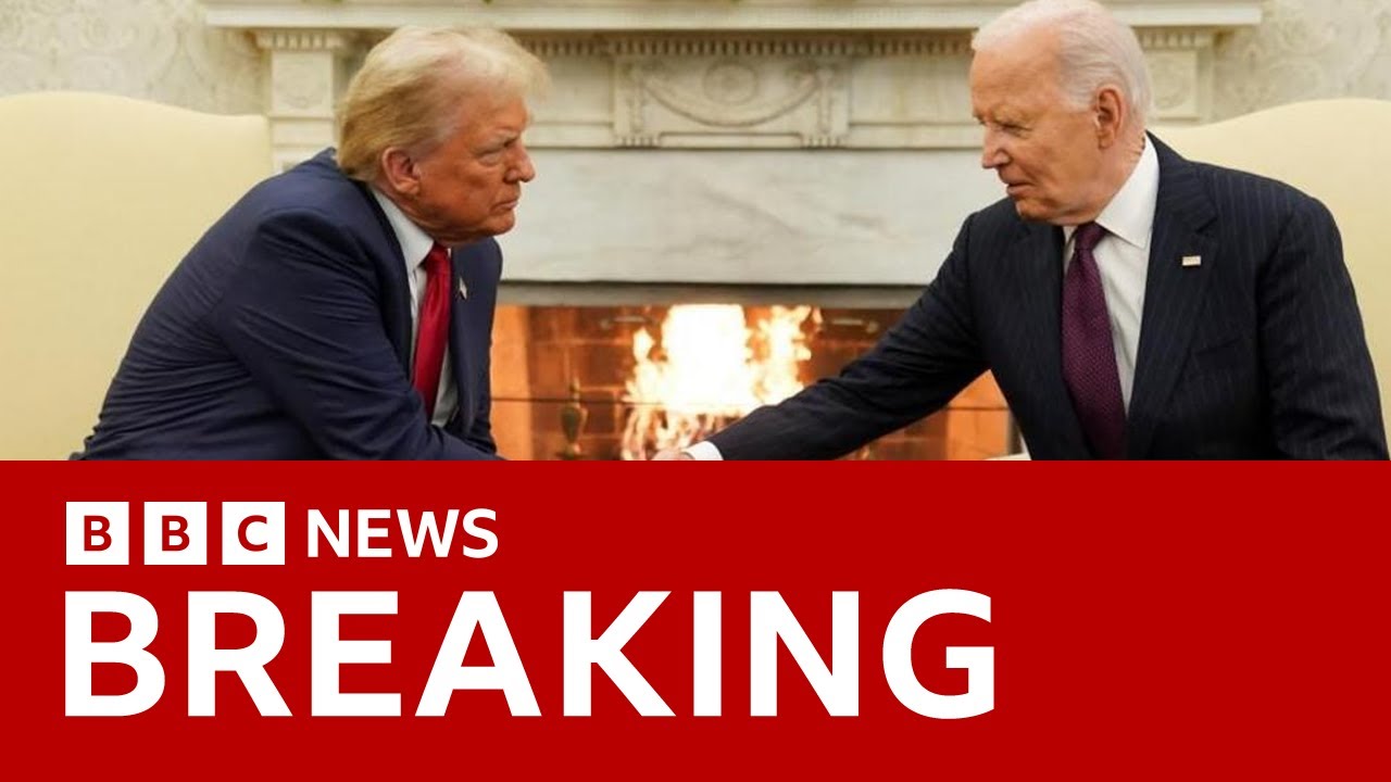 Joe Biden congratulates Donald Trump as pair shake hands in Oval Office BBC News World News