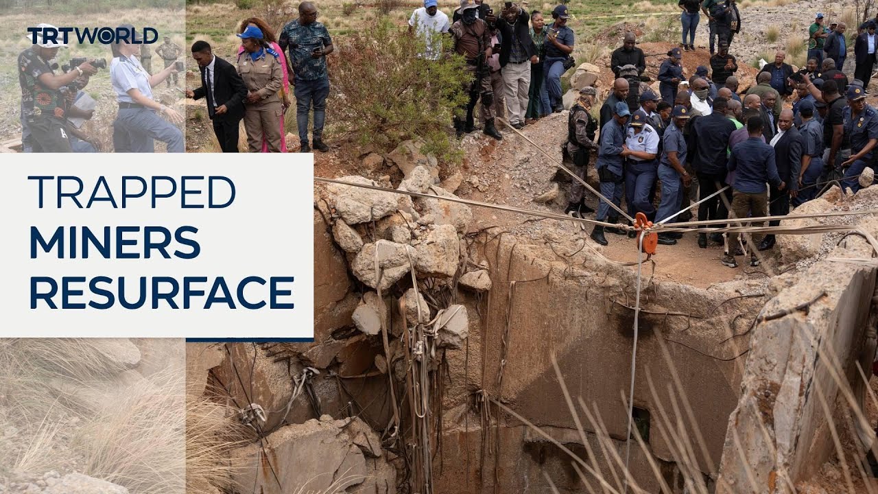 More illegal miners in South Africa resurface from two separate mine ...
