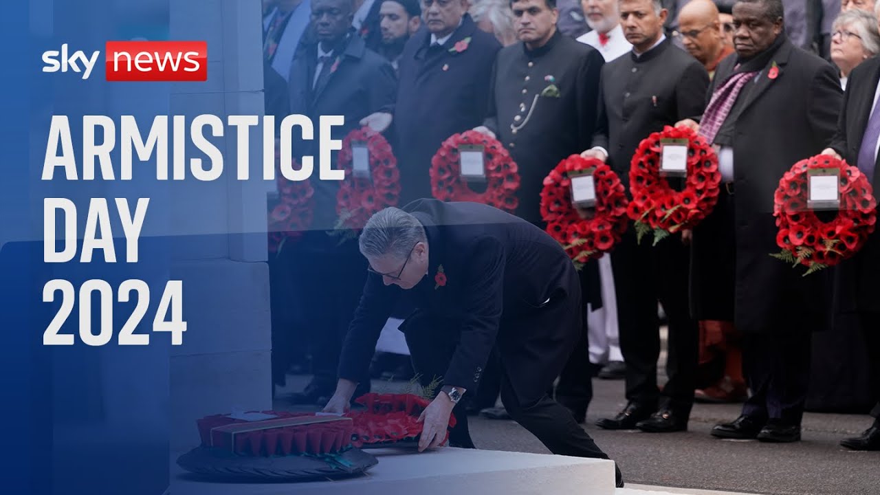 Watch live Armistice day 2024 World News