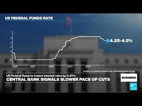 US Federal Reserve cuts interest rates for third time • FRANCE 24 ...