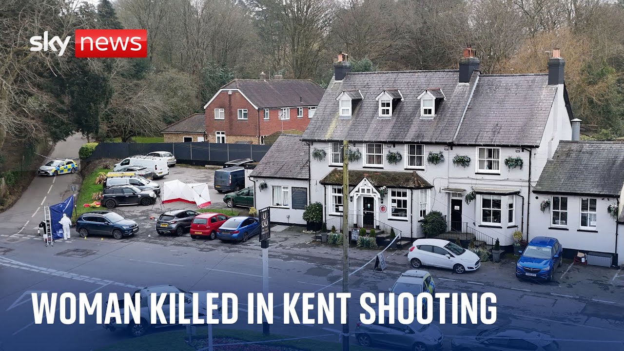 Woman shot dead at pub in Kent on Valentine's Day - World News