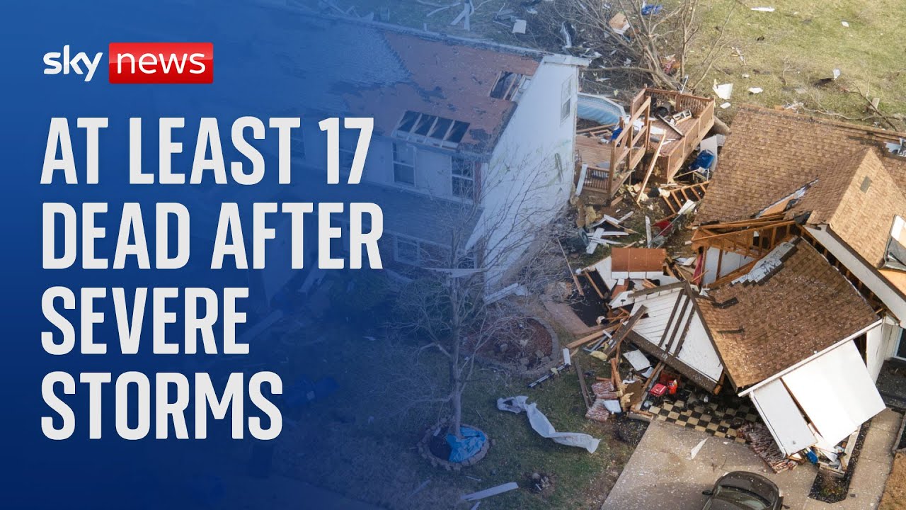 At least 17 dead as powerful storms sweep across the US - World News
