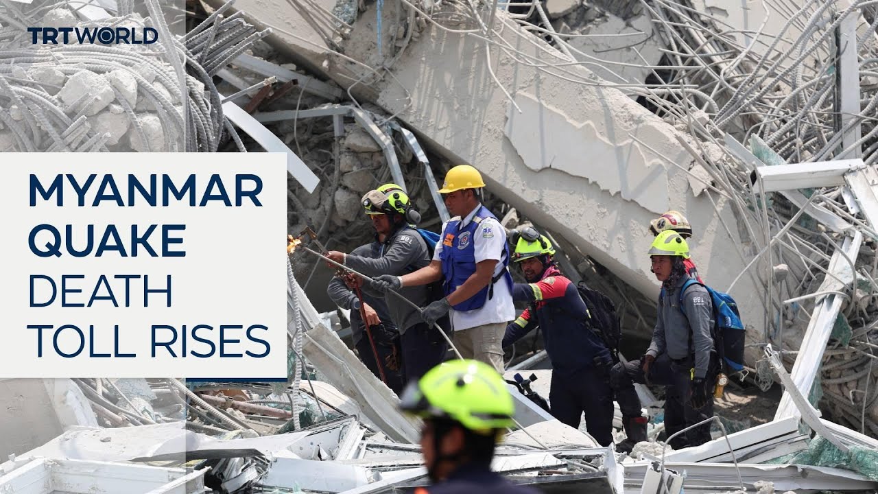 Death toll from Myanmar earthquake passes 1,000 - World News