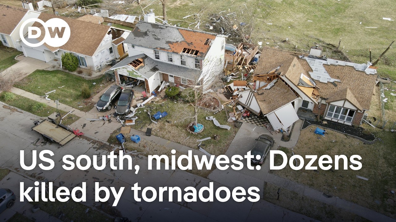 Violent tornadoes and storms tear through the US, leaving dozens dead ...