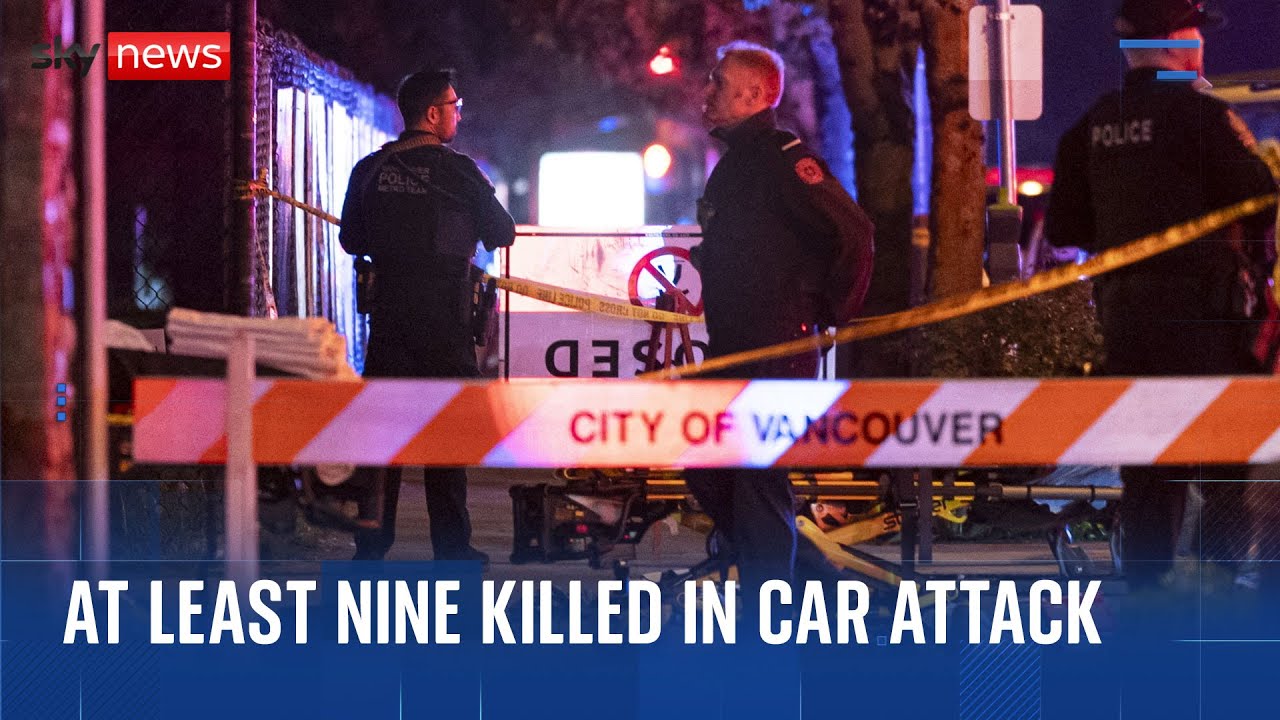 Nine killed after vehicle drives into crowd at street festival, police ...