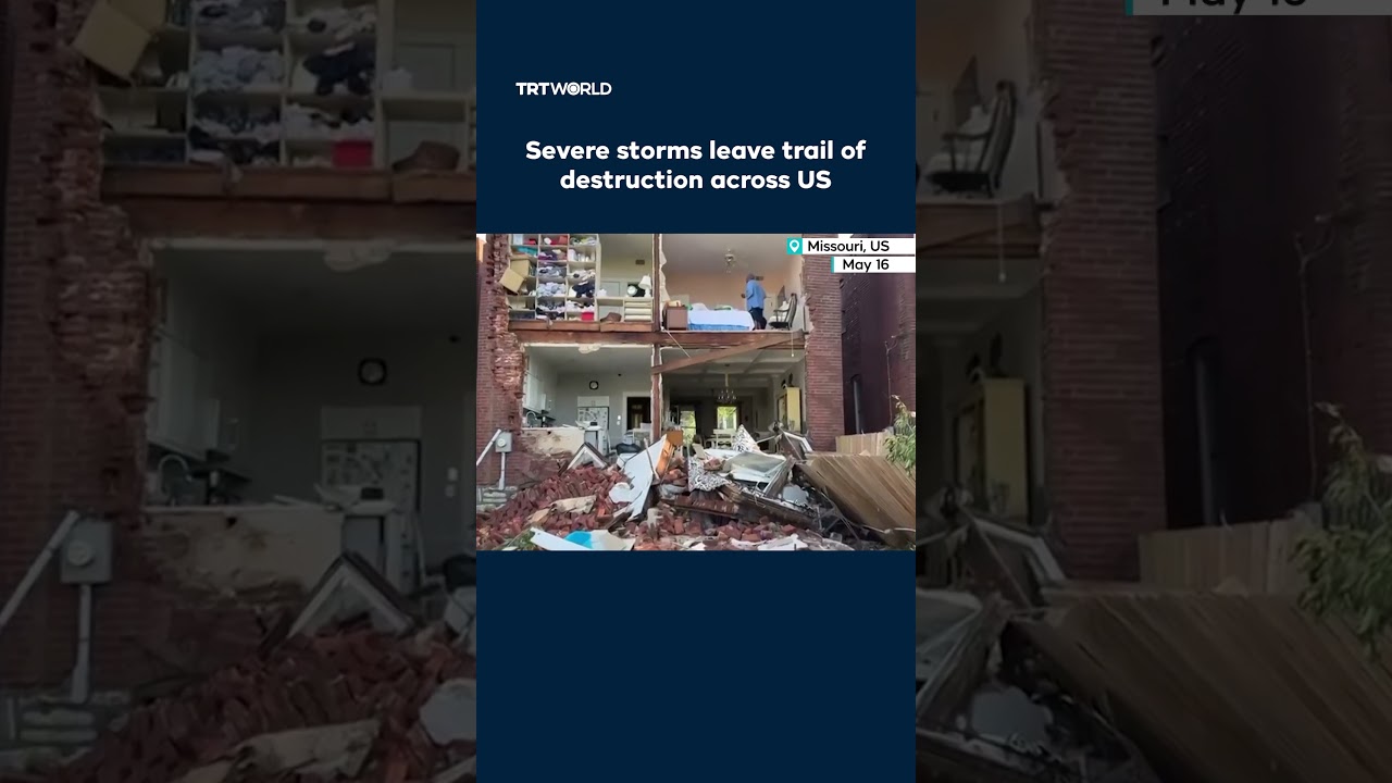Severe storms leave trail of destruction across US - World News