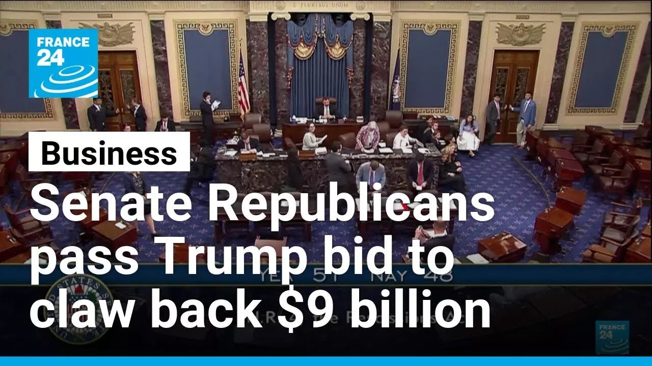 US Senate approves $9bn in cuts to public broadcasting and foreign aid ...