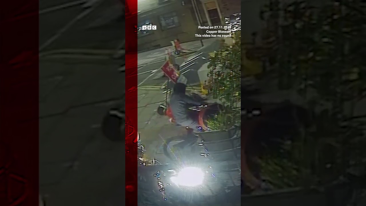 Bike thief caught on camera stealing Christmas Nutcracker statue from ...