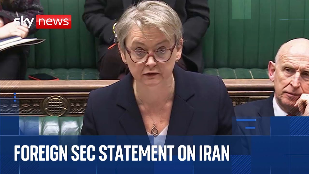 Royaume Iran Yvette Cooper Un contexte sécuritaire alarmant