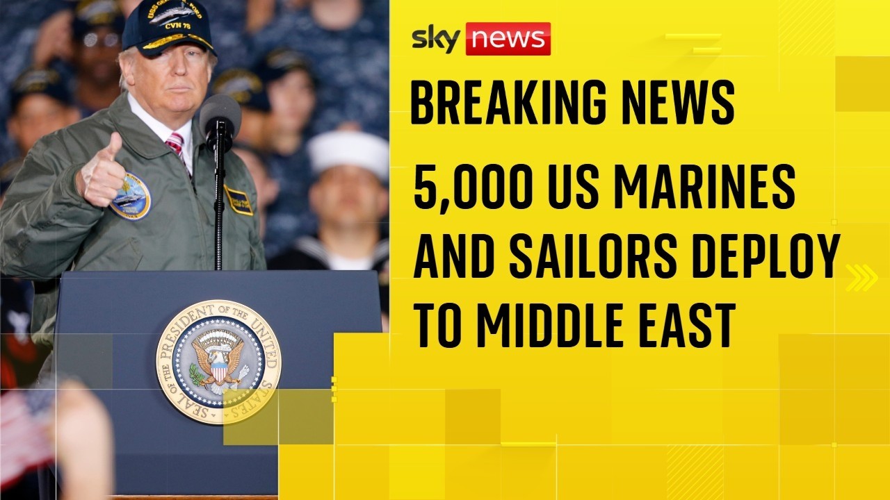 BREAKING: 2,500 Marines and US warship to deploy to the Middle East ...