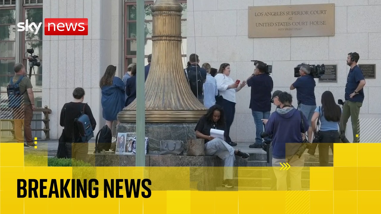 Live outside LA court after Meta and YouTube found liable for social ...