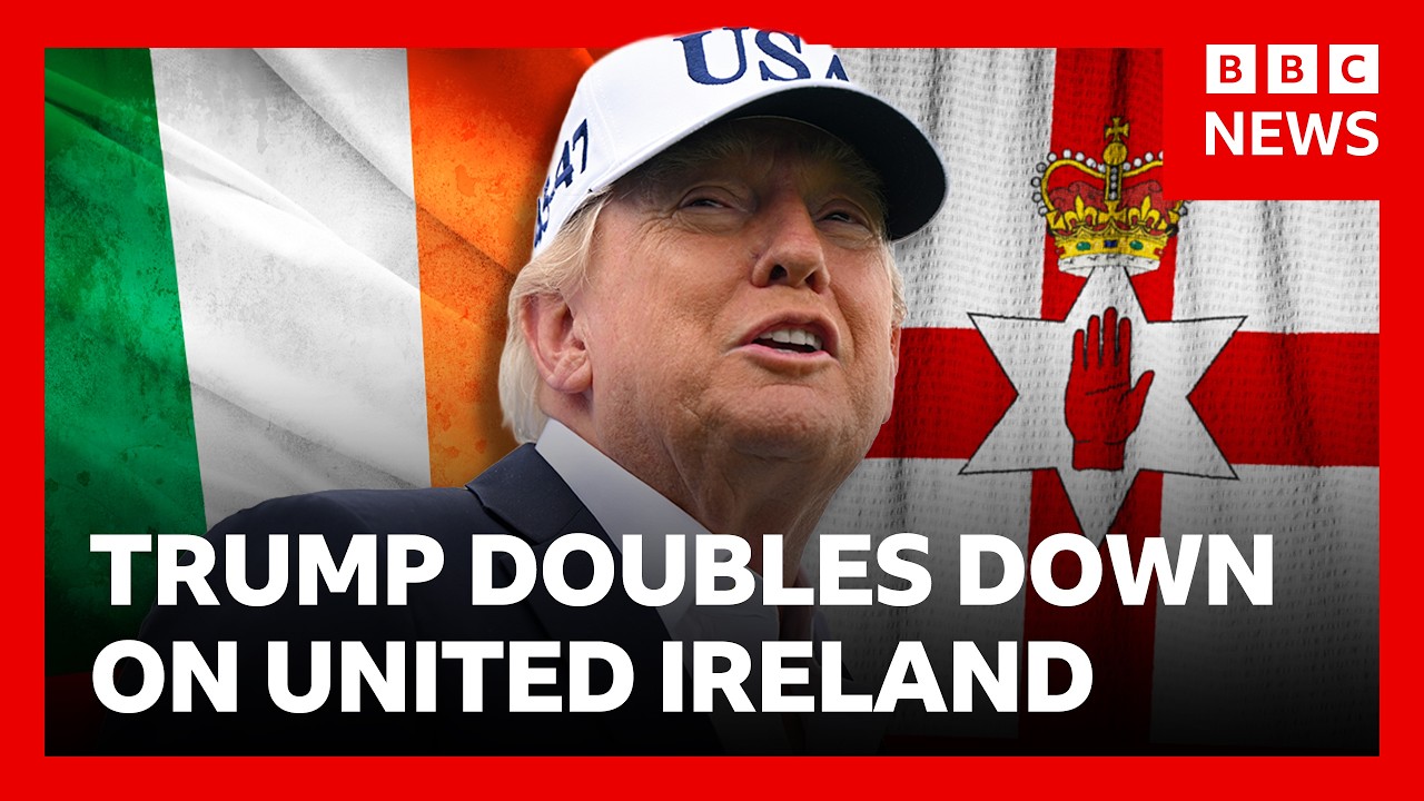 Donald Trump Says Northern Ireland Joining Ireland Only Natural BBC 