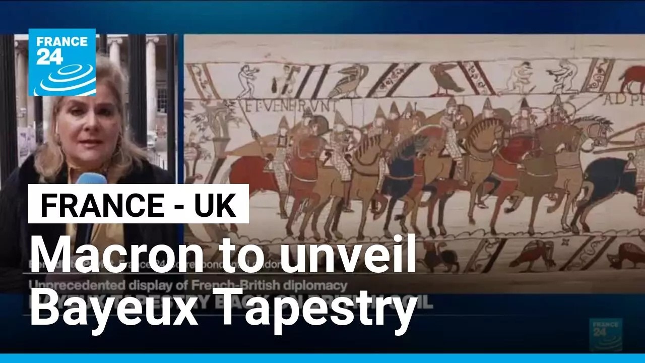 macron-set-to-unveil-bayeux-tapestry-in-once-in-a-generation-uk-loan